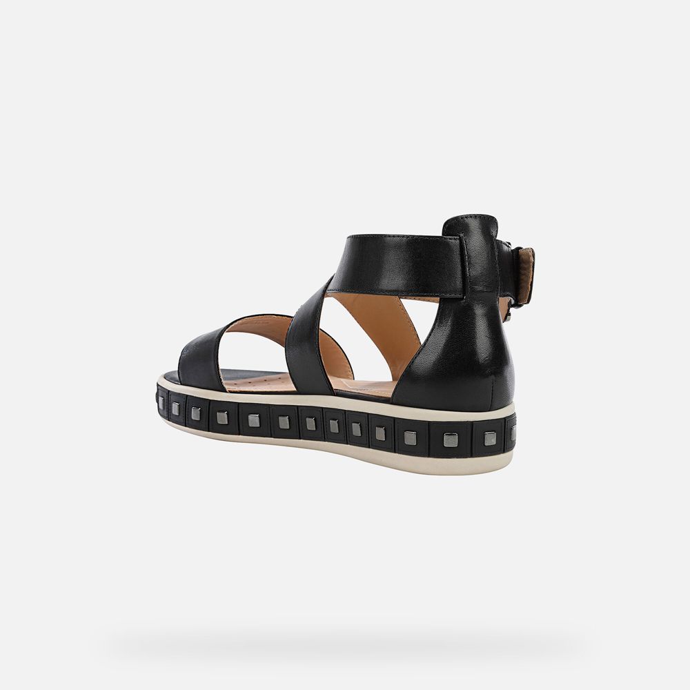 Geox Sandals Black Leelù - Geox Womens Shoes - DONWPS862